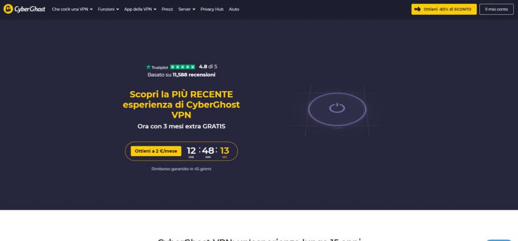 CyberGhost nella classifica delle Migliori VPN