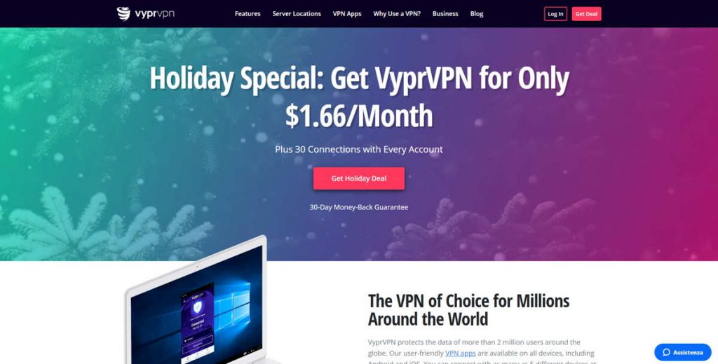VyprVPN nella classifica delle Migliori VPN